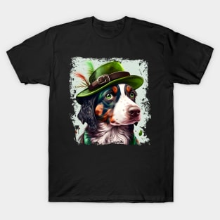 Just A Lady Dog For St. Patrick's Day T-Shirt